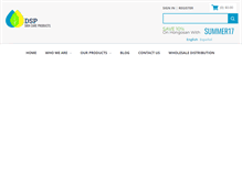 Tablet Screenshot of dspskincareproducts.com